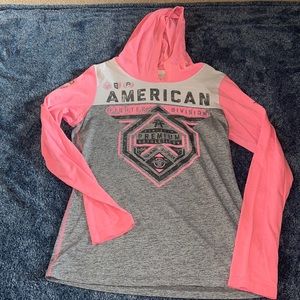 AMERICAN FIGHTER HOODED LONGSLEEVE